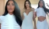 White Perfection: Kim Kardashian and Kendall Jenner Make a Stunning Duo in Enchanting Ensembles at Hamptons Celebrity Affai